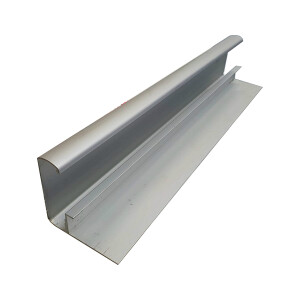 Ändprofil sidohinder, aluminium image