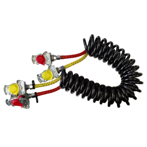 Spiralledning röd/gul euro/euro image