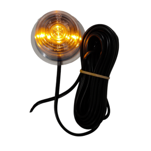 Gylle Sivuäärivalo pyöreä kelt LED kirkas lasi  kuva