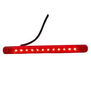 Äärivalo LED punainen heijastimella slim kuva