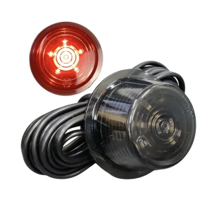 LED-äärivalo punainen kumivarsi Eceline Black Line Gylle kuva