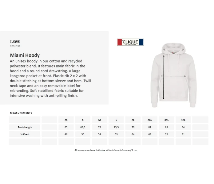 Hoody tabell kuva
